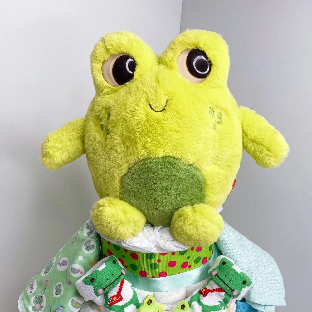 Frog Diaper Cake